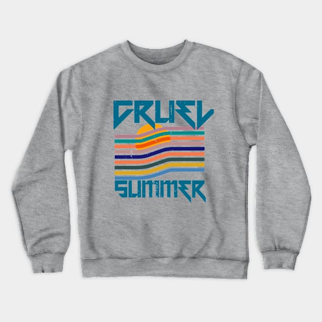 Cruel Summer Crewneck Sweatshirt by theplaidplatypusco